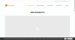 Desktop Screenshot of bombastic.at