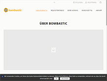 Tablet Screenshot of bombastic.at